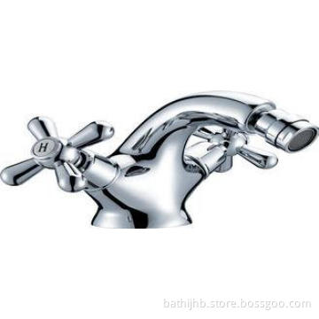 Chrome Plated Brass Single Hole Bathtub Sink Faucet Taps wi